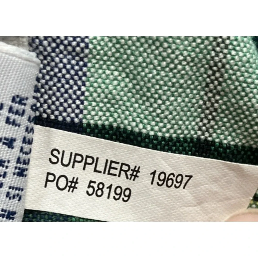 Polo Ralph Lauren 100% Cotton Green Plaid Button Down Shirt Men's XL‎